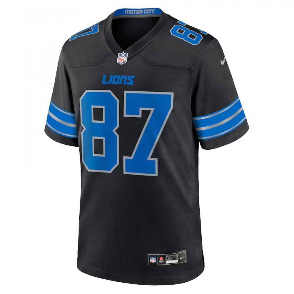 Sam LaPorta Detroit Lions Nike 2nd Alternate Vapor F.U.S.E. Limited Jersey - Black-GridironStore